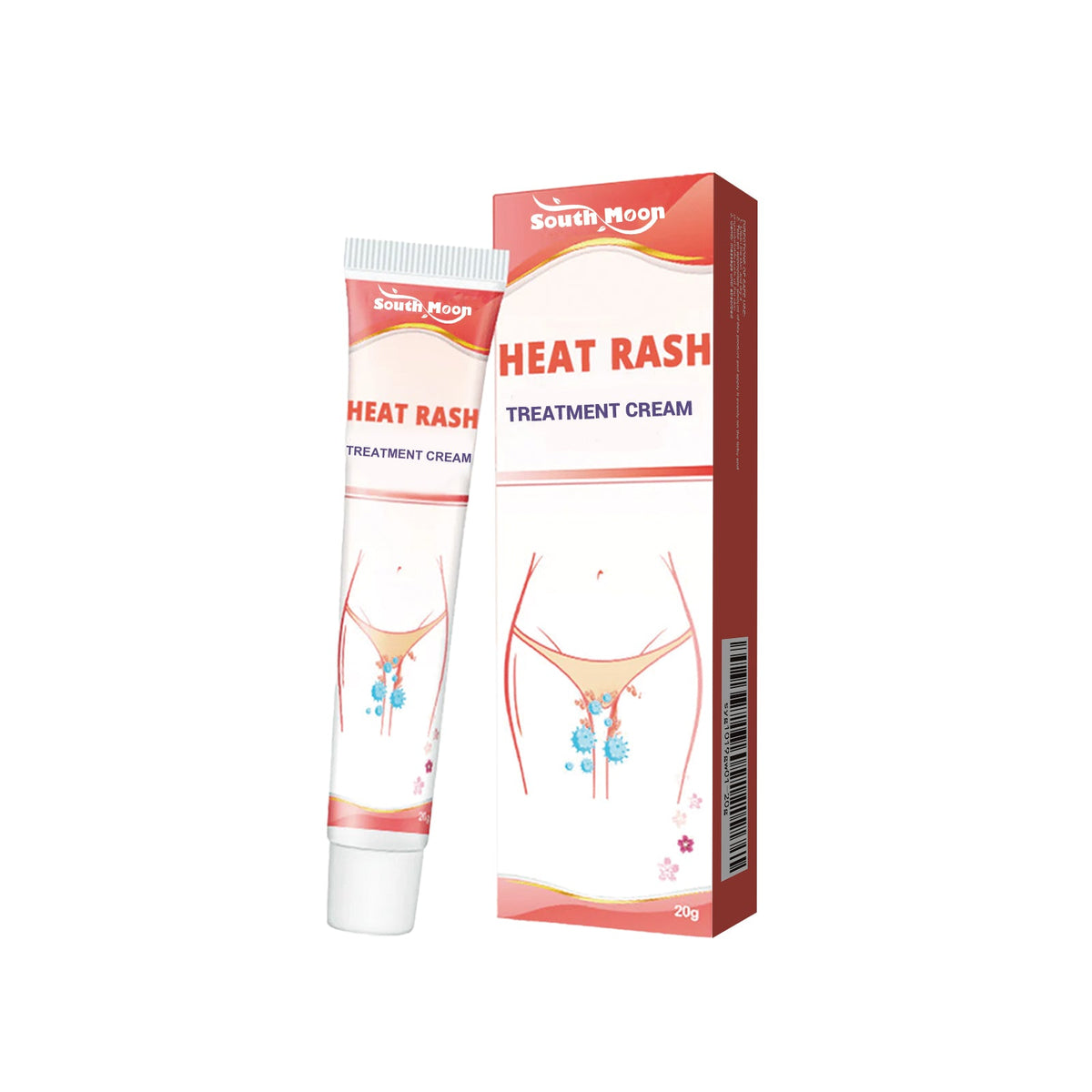 Heat Rash Treatment Cream, Alleviate The Uncomfortable Itching Clean B ...