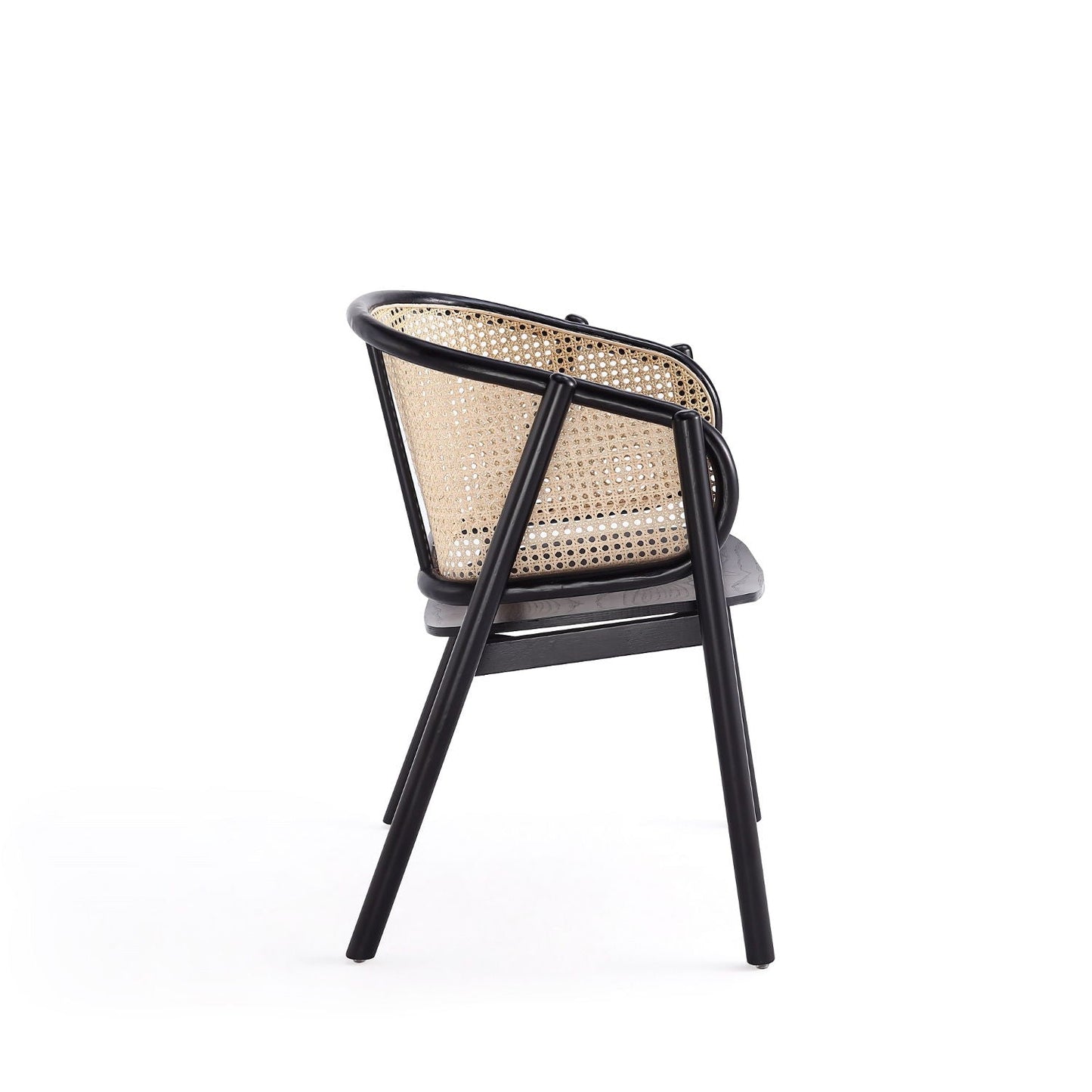 Versailles - Accent Armchair - Black / Natural