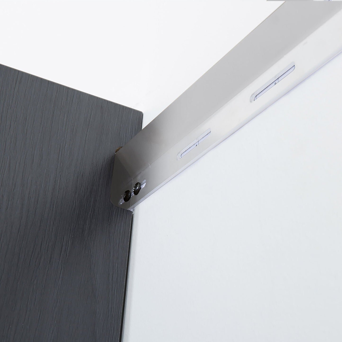 Astro Series - Wall Mounted Base Door Storage Cabinet - Metallic Gray