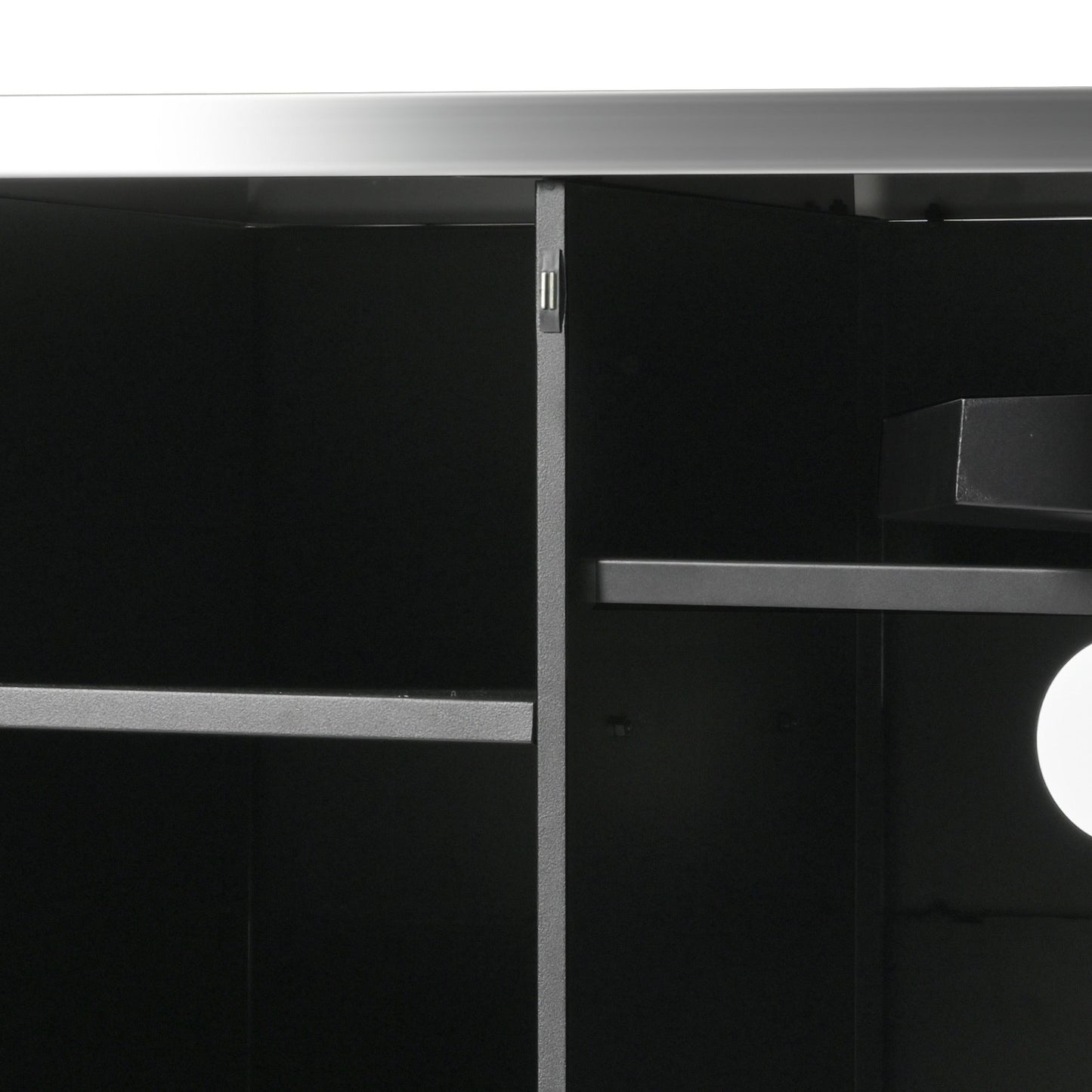 K&K 55.5" Outdoor Kitchen Island with Sink