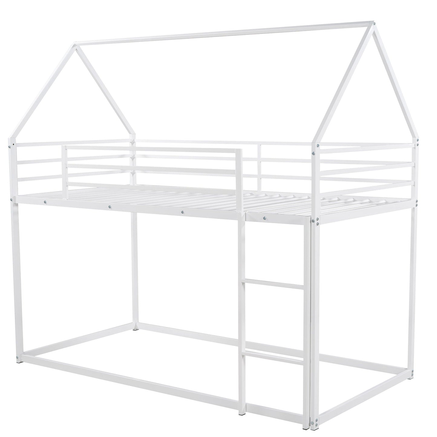 House Bunk Bed With Built In Ladder