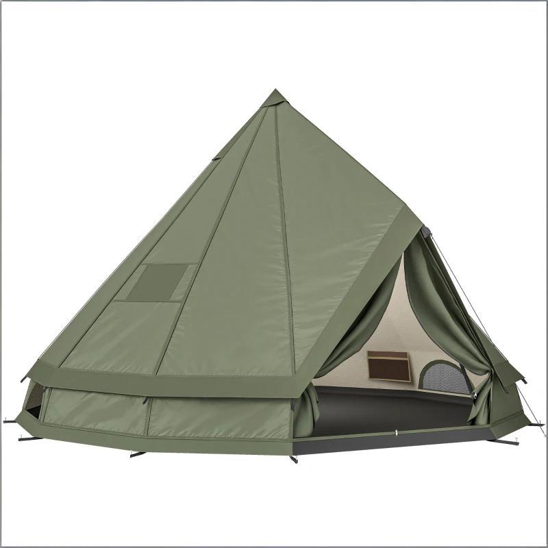 Outdoor Waterproof Teepee Camping Tent