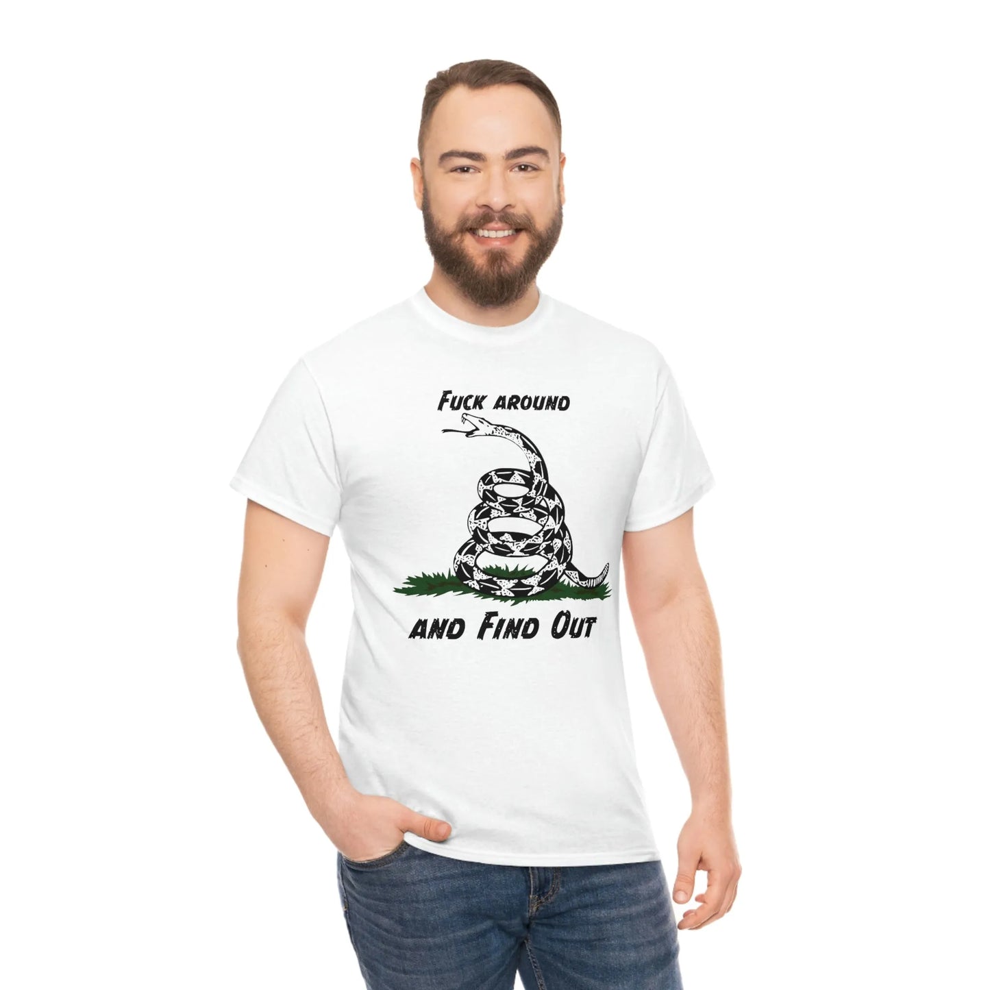 Walton & Johnson: FAFO Gadsden T-Shirt - 4LibertyShop.com