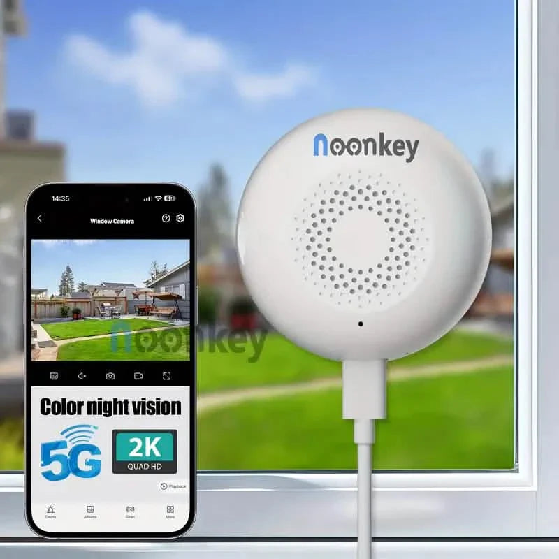 2K Wireless Indoor Camera – 5GHz & 2.4GHz WiFi ChroMax AI Color Night Vision 24/7 Recording