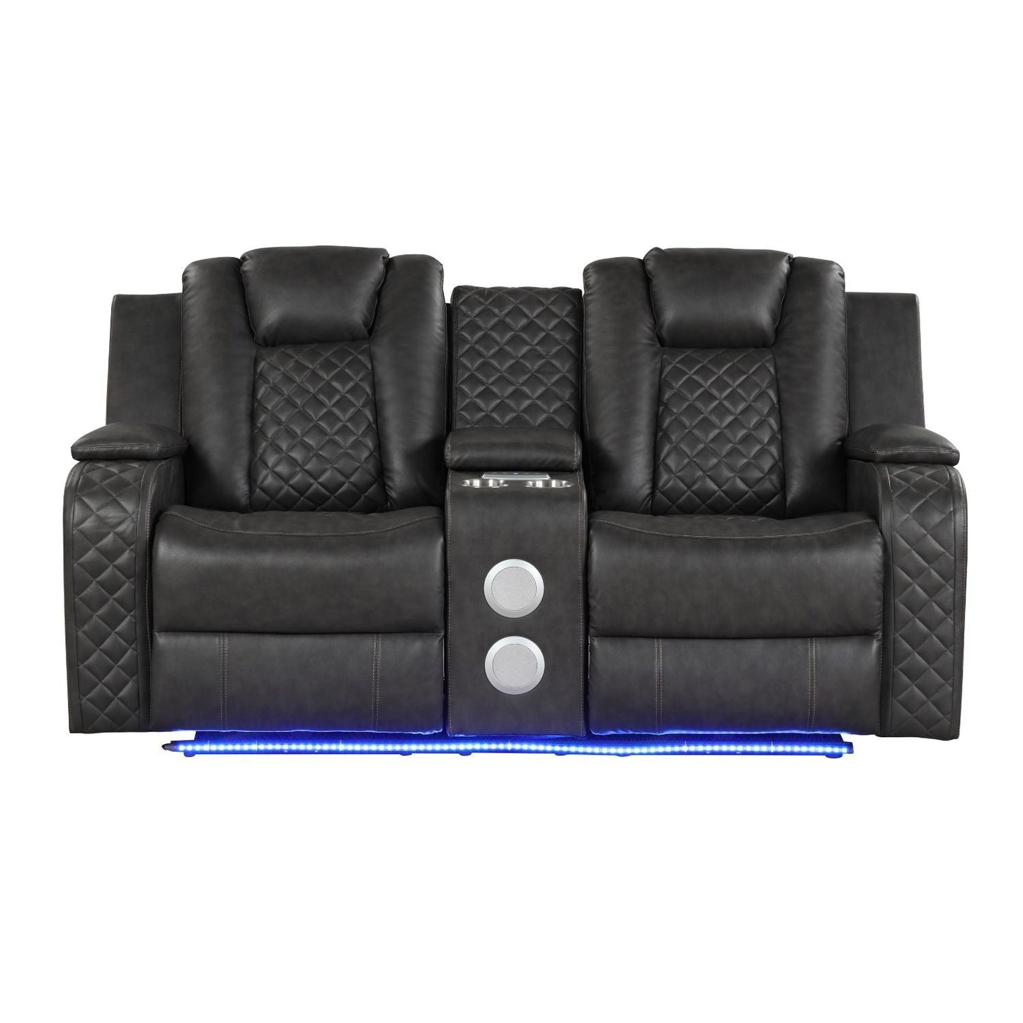 Benz - Power Recliner Set With LED Lighting And USB Charging