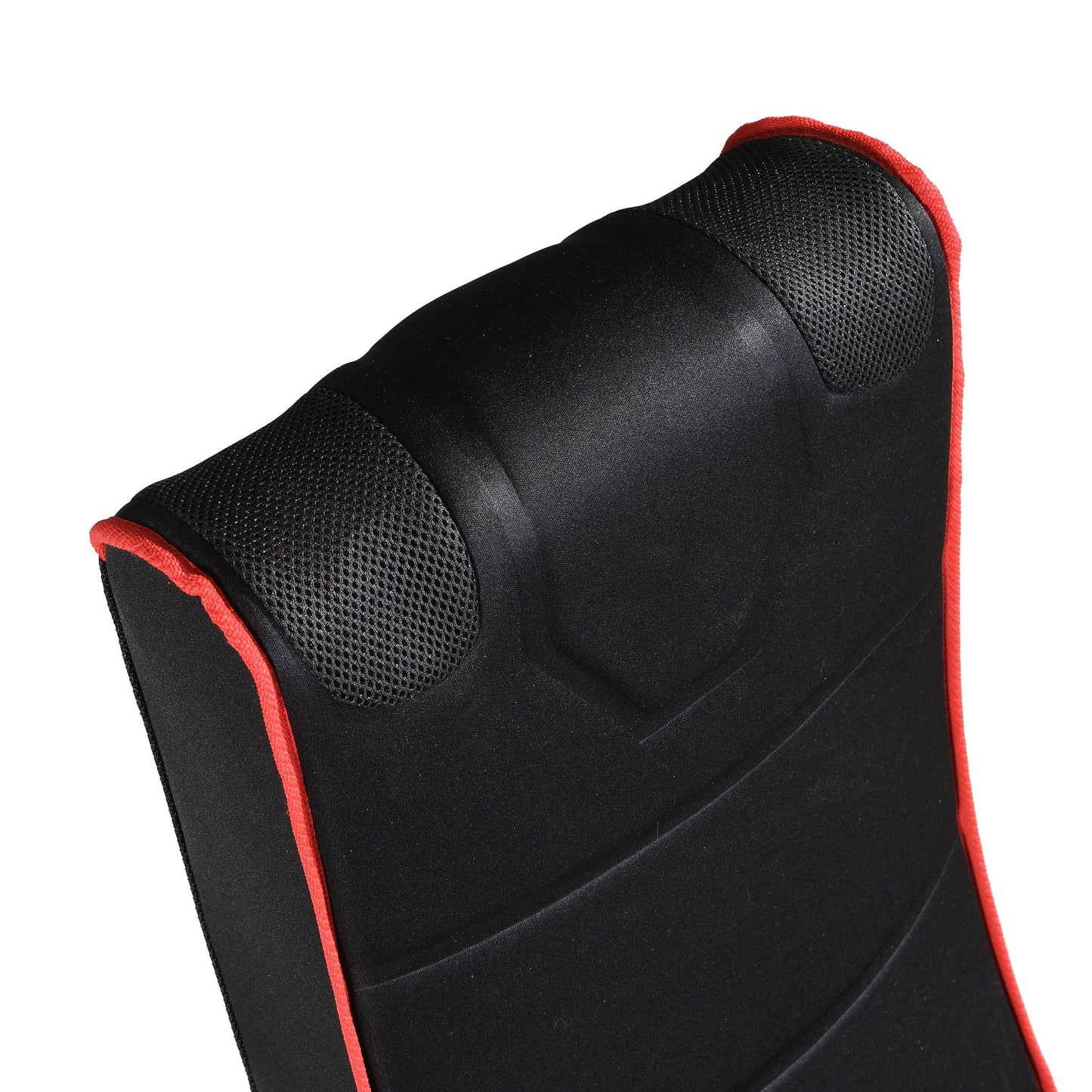 Foldable Gaming Chair With Onboard Speakers, Bluetooth Connection - Black / Red