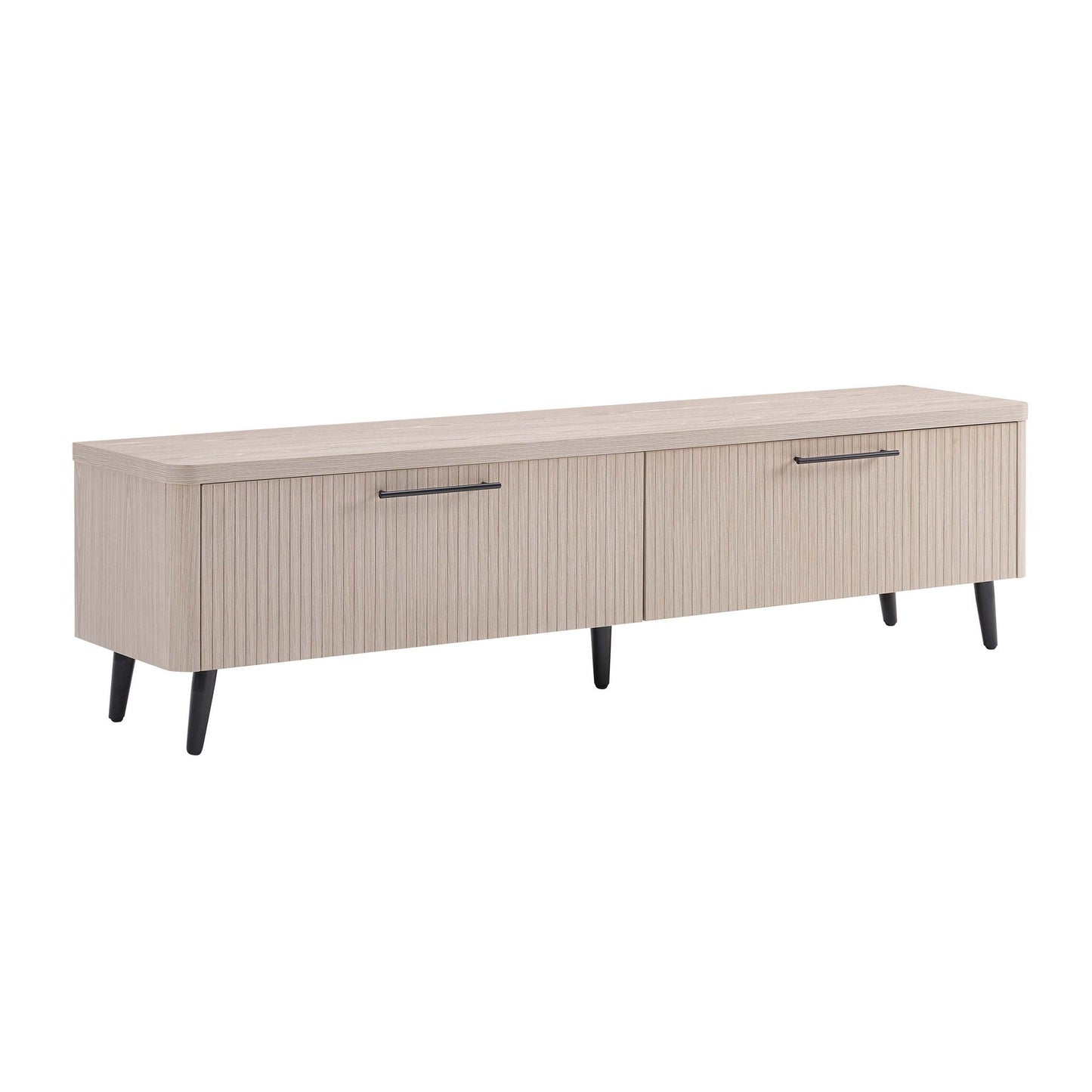 Jodie - Fluted TV Stand - Oak