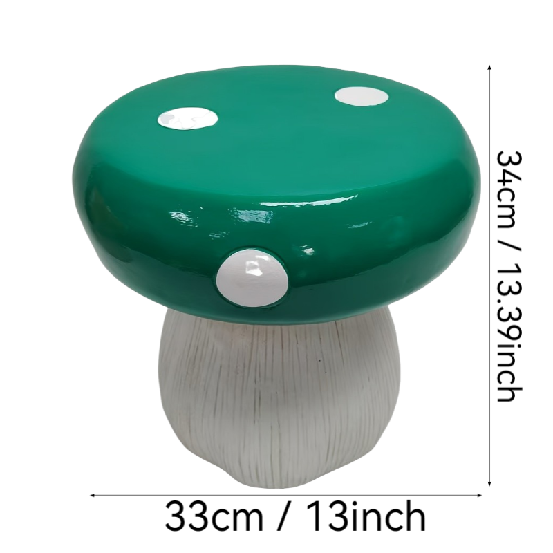Mushroom Model Resin Stool