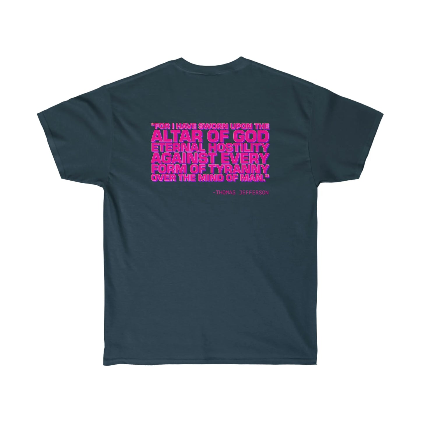 "Altar of God" Thomas Jefferson Synthwave Tee