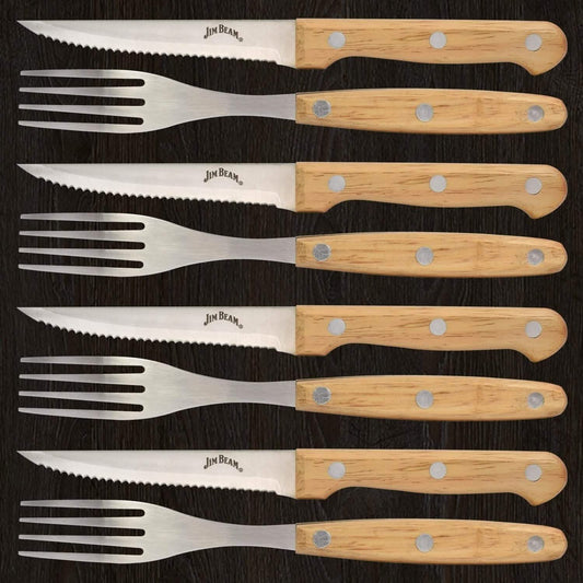 8-Piece Set: Steak Knife and Fork Set