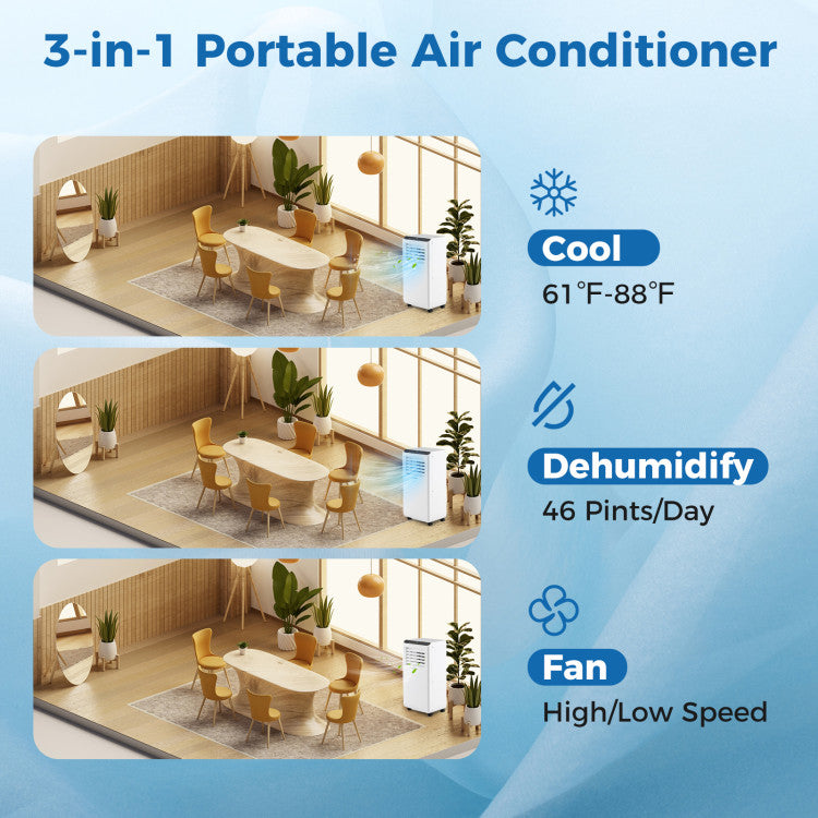 Portable AC 3-in-1