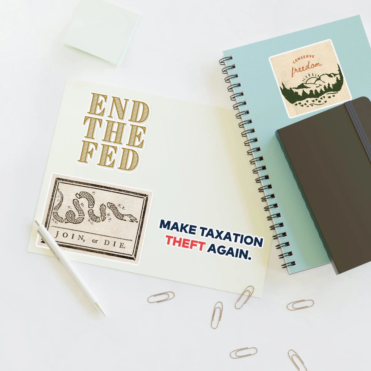 Liberty Themed Sticker Sheets