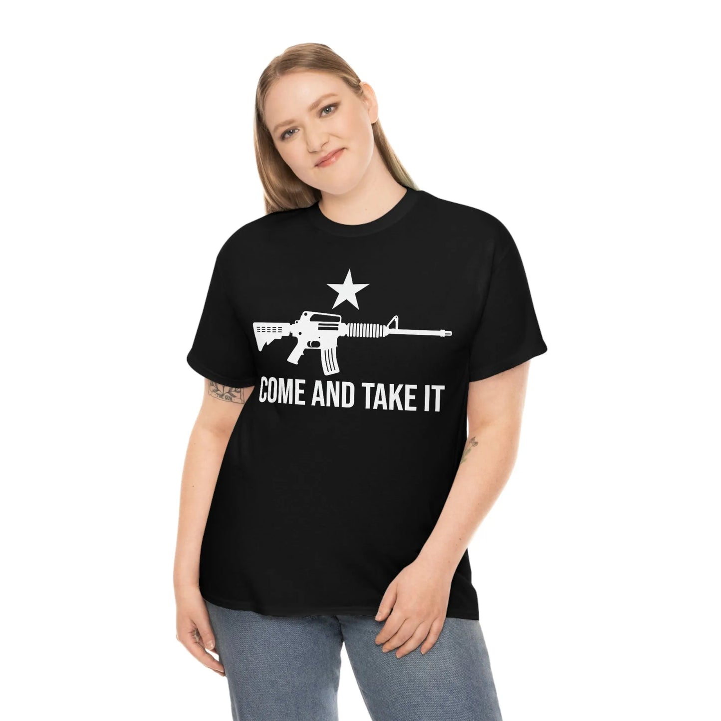 Walton & Johnson: Come and Take It AR15 Chad T-Shirt - 4LibertyShop.com