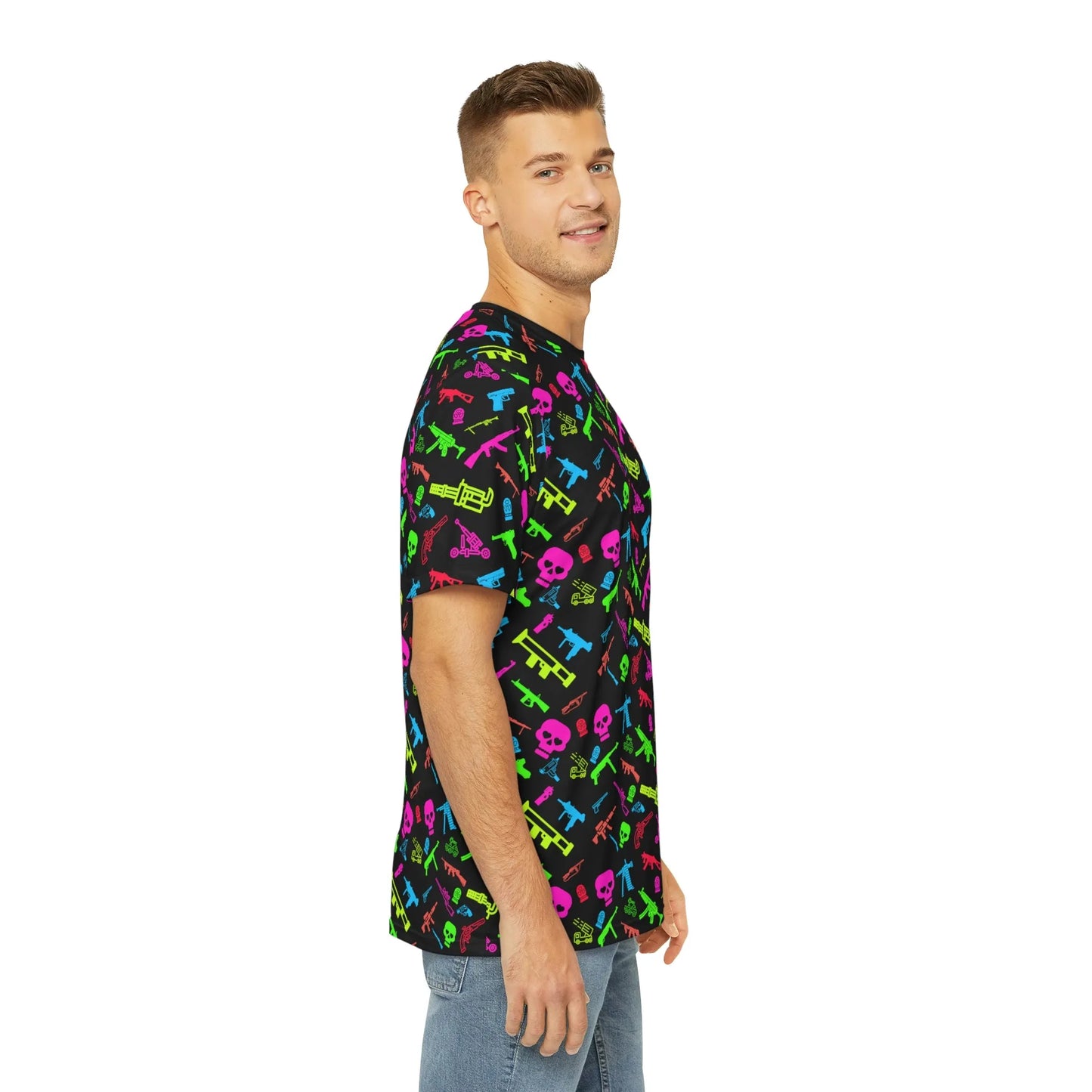 Aloha to Arms Retro Neon Firearms T-Shirt