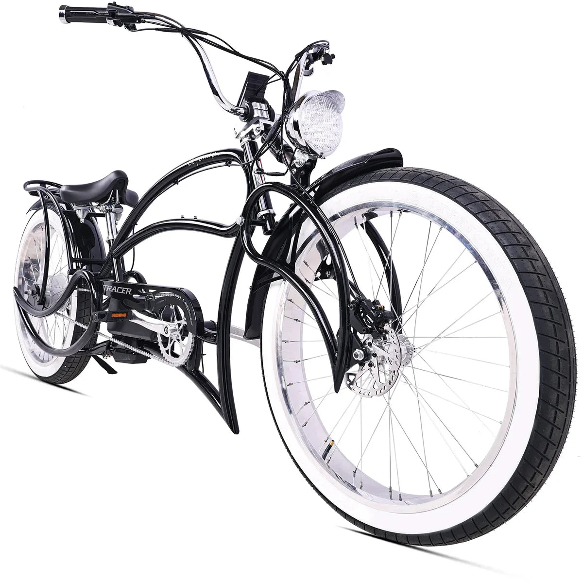 Tracer Beyond Pro 1000W 26" Classic Stretch Chopper EBike