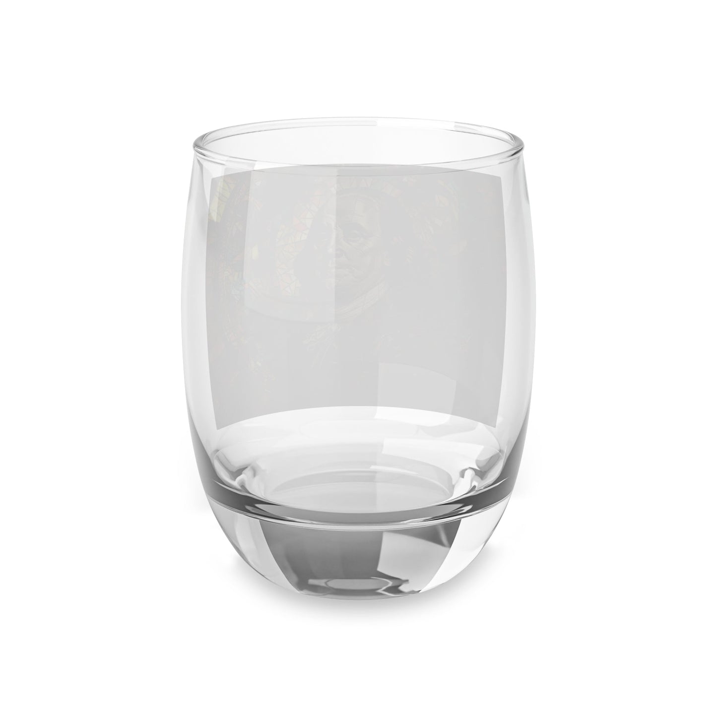 Benjamin Franklin Stained Glass Whiskey Glass - Founding Fathers Barware - 4LibertyShop.com