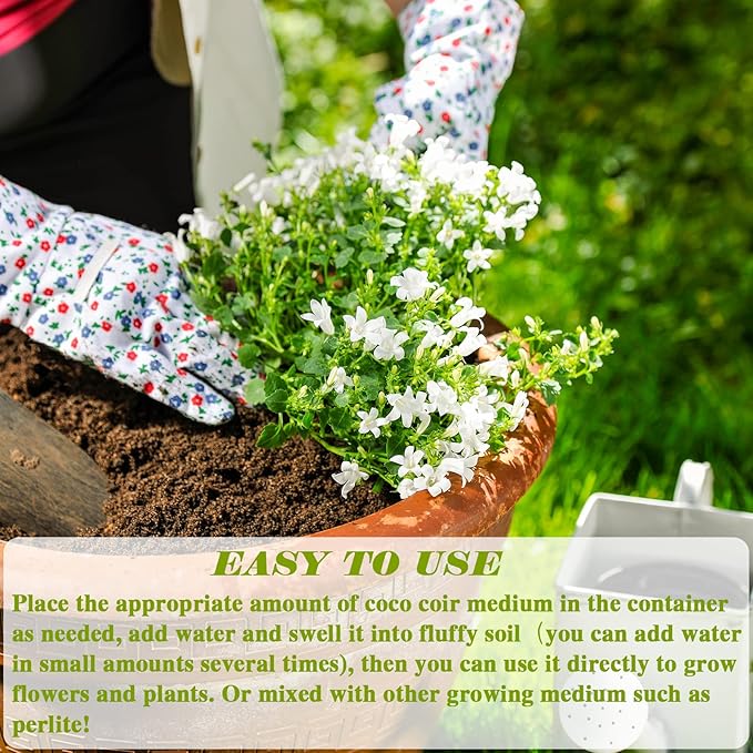ZeeDix Organic Coco Coir Pellets Potting Soil, 100pcs 30mm Compressed Coconut Fiber Seed Starter Soil Pellets, Coco Peat Soil Discs for Indoor Ourdoor Plants, Herbs, Houseplants, Flowers, Vegetables