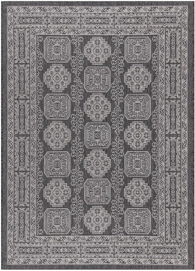 Keen Home Design Terrace Outdoor Area Rug - 10x14 Washable Indoor/Outdoor Rug for Patio, Kitchen, Balcony, Beach, Garden, Deck and Porch, Size: 10'x14'