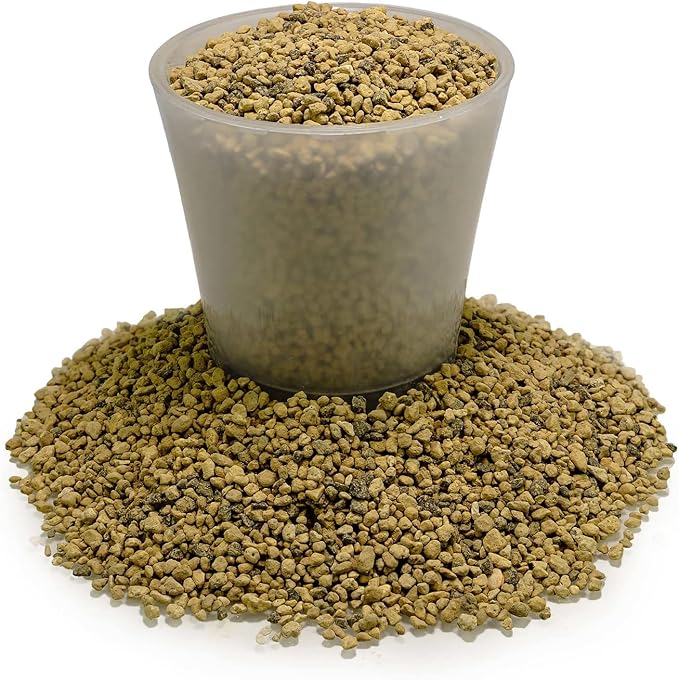 Pure Hard Akadama for Bonsai/Succulent Soil - (3mm-6mm) Small Grain for Cactus, Bonsai Plants Soil Amendment, Prevent Over Water, Provides Optimal Water Retention, Fast Drainage (3 Quart)