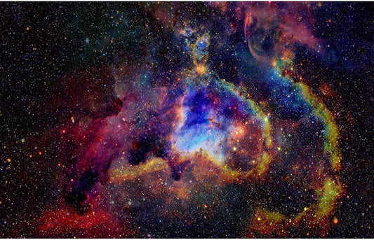 Outer Space Aquarium Background Fantasy Alien Planet Nebula and Galaxies Terrarium Background Stars Nebula Atmosphere Fish Tank Background Outer Space Reptile Tank Background 30x18in