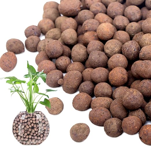 10LB Leca Clay Pebbles for Plants, Expanded Leca Balls for Indoor Plants, Orchid Potting Mix, Soil Amendment, Drainage, Easy Reusability, 4-16mm