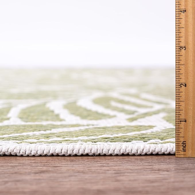Keen Home Design Terrace Outdoor Runner Rug - 2x10 Washable Indoor/Outdoor Rug for Patio, Kitchen, Balcony, Beach, Garden, Deck and Porch, Size: 2'2"x9'11"