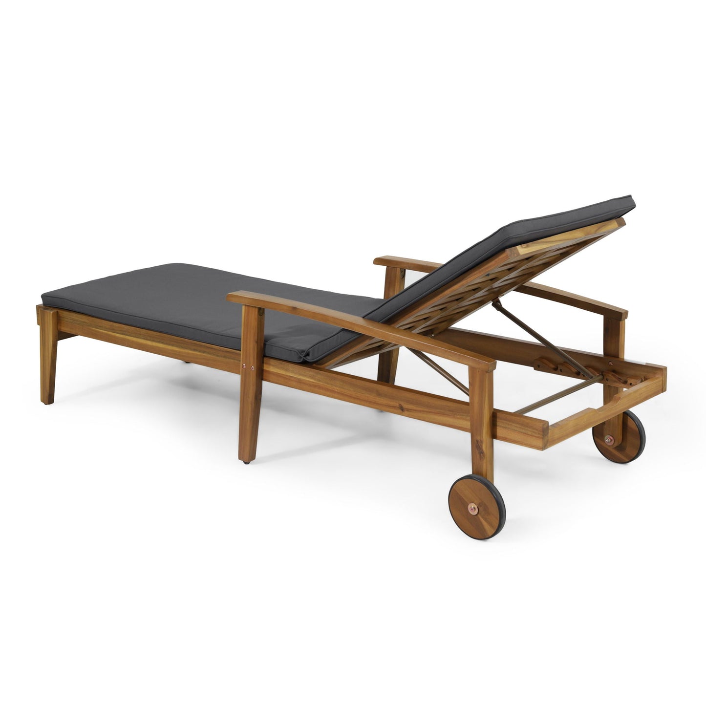 Jason Chaise Lounge Adjustable Acacia Wood Outdoor Furniture