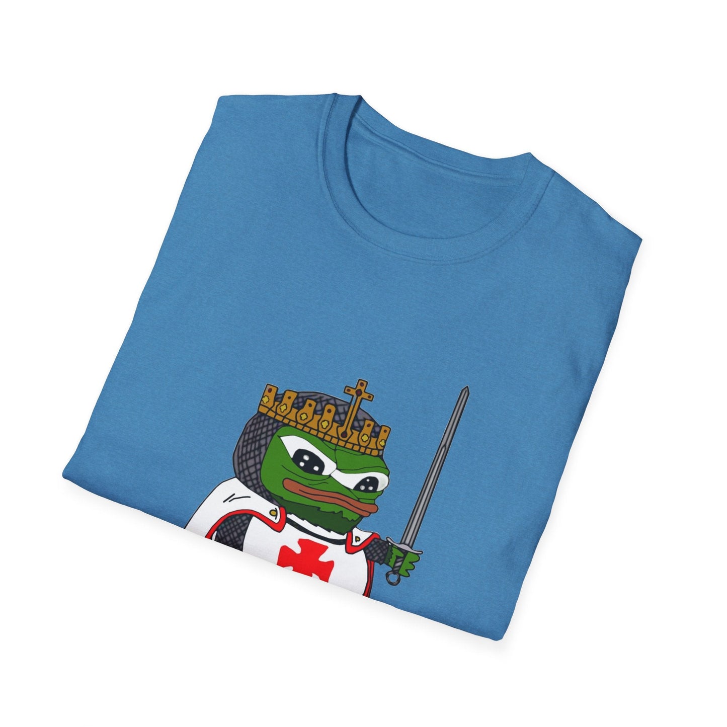 Crusader Pepe God Wills It Meme T-Shirt - Deus Vult Knight - 4LibertyShop.com