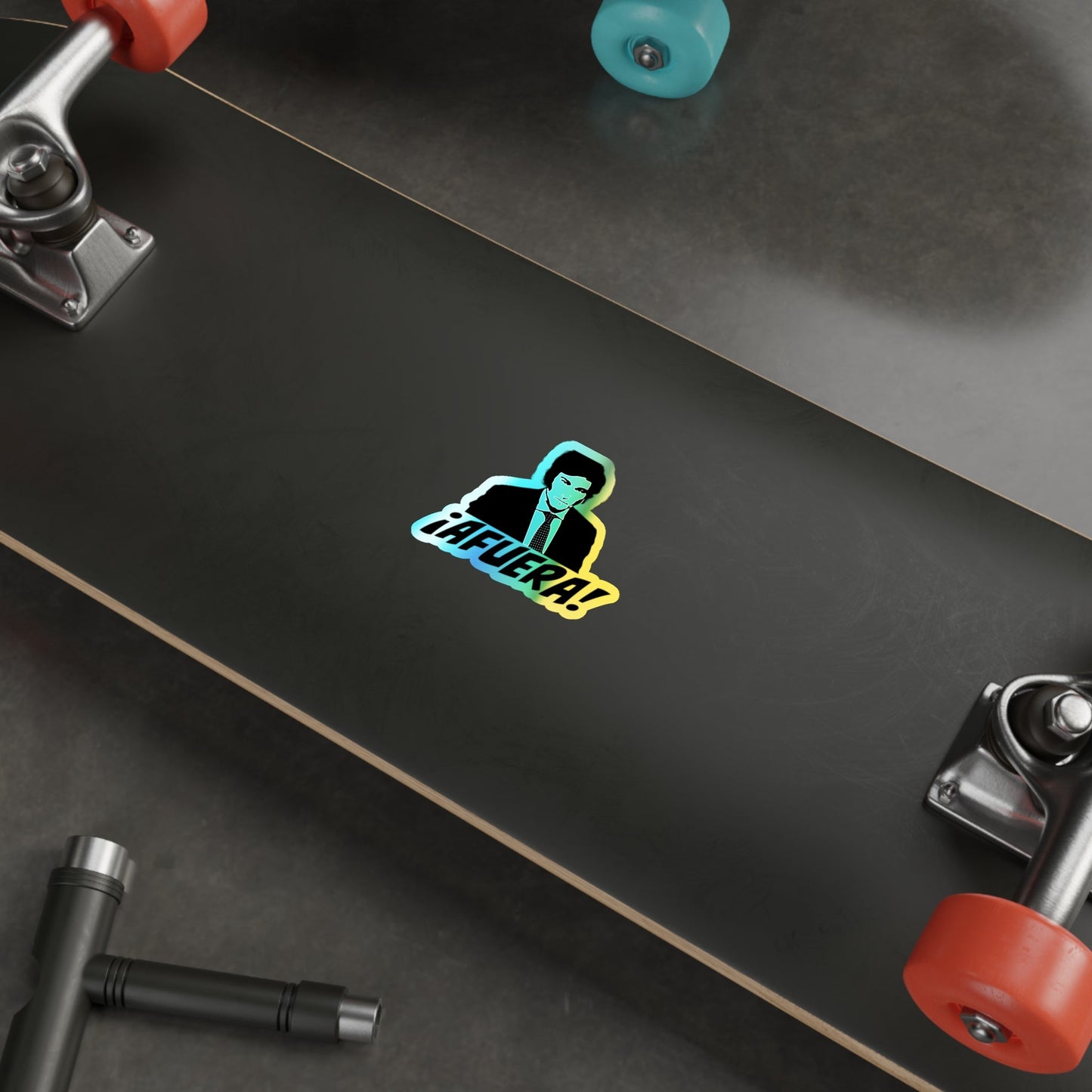 Javier Milei  ¡AFUERA! Holographic Sticker