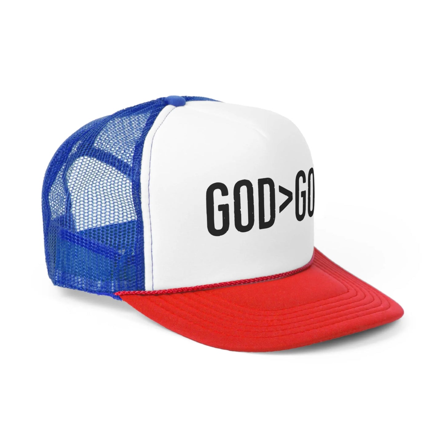 Heavenly Highway Trucker Cap: God Over Government - 4LibertyShop.com