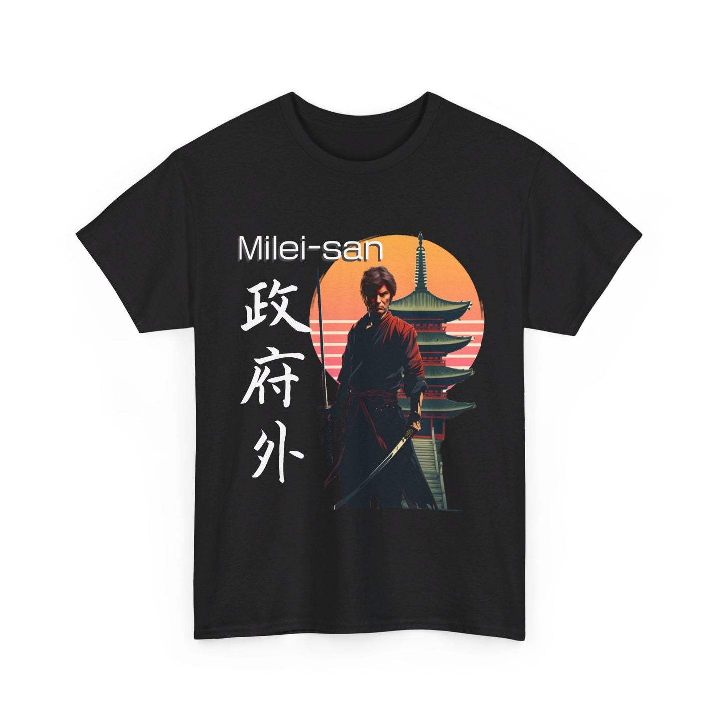 Shogun of Liberty: Milei-San Samurai Shirt - 4LibertyShop.com