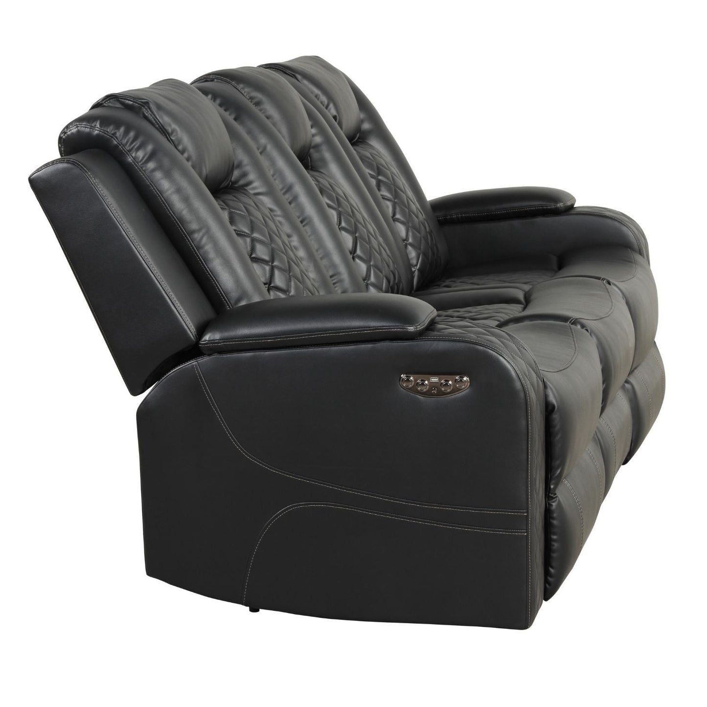 Benz - Power Recliner Set With LED Lighting And USB Charging