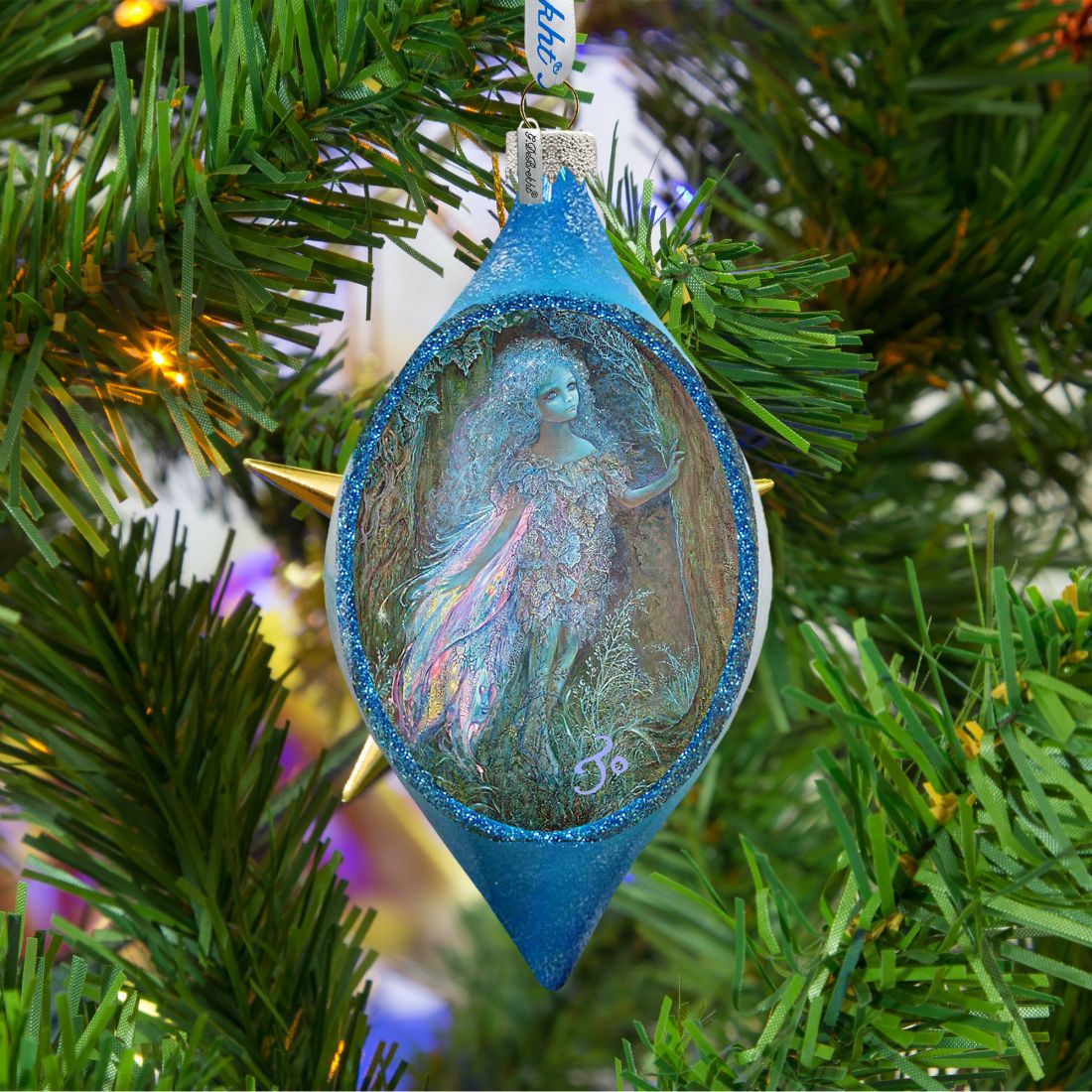 Forest Fairy Glass Ornament by Josephine Wall - Christmas Decor - 757-402-JW