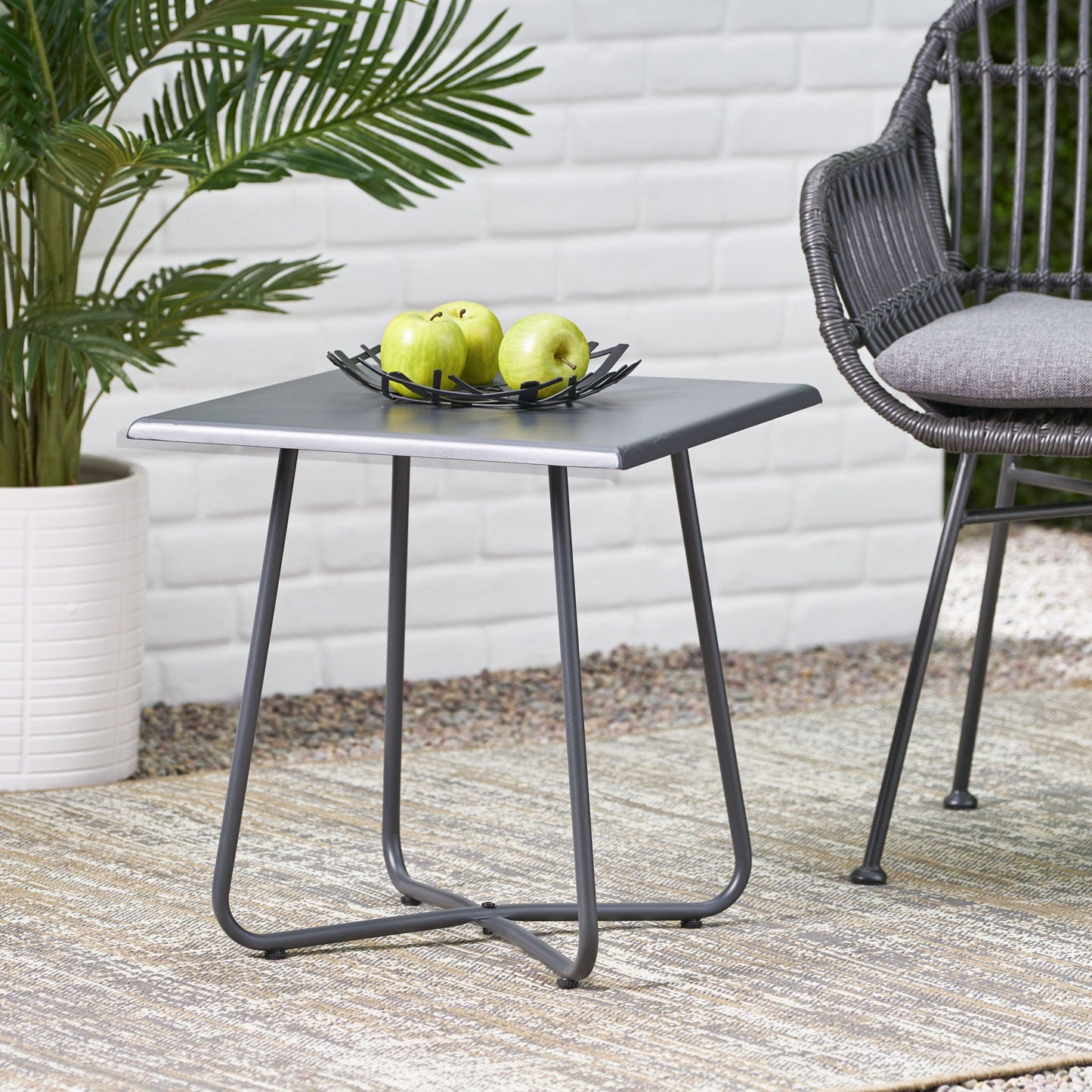 Alder Side Table - Gray