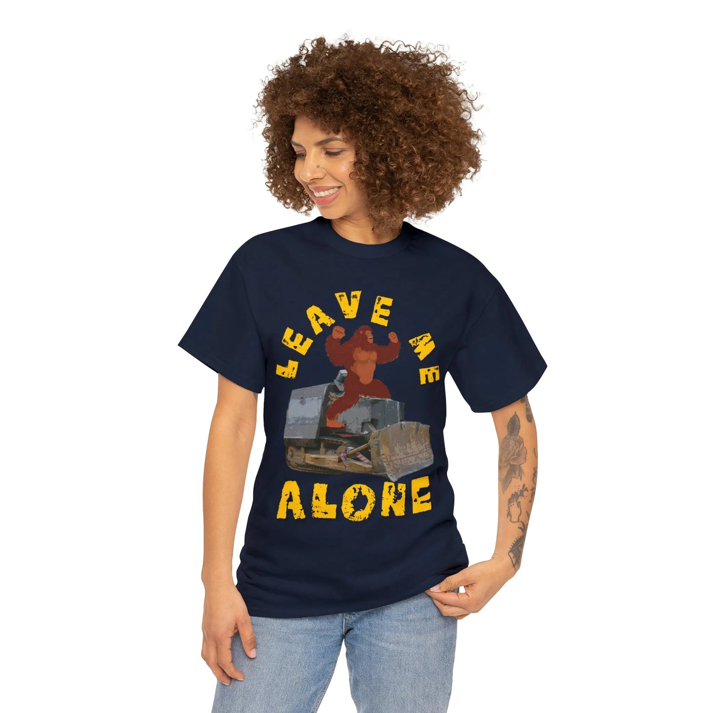 Leave Me Alone Bigfoot Killdozer T-Shirt