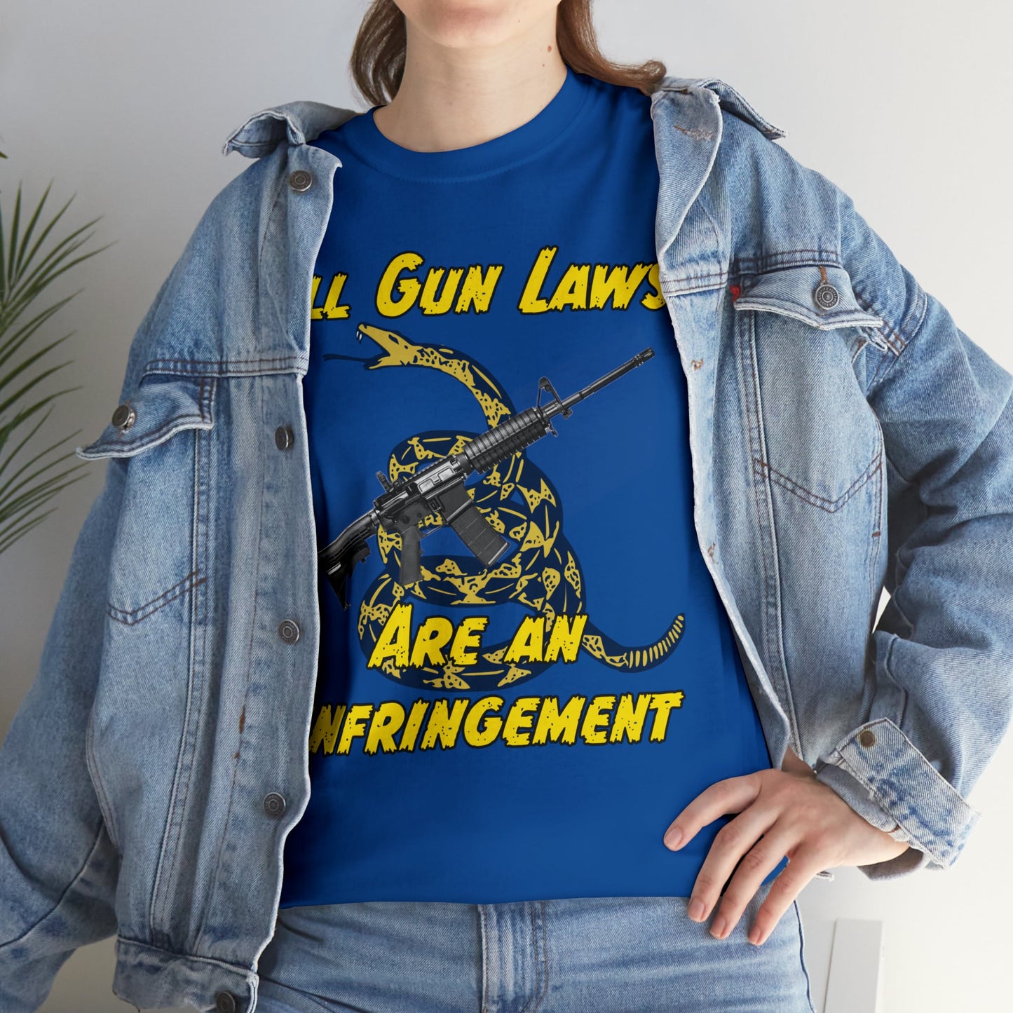 All Gun Laws Are Infringements AR15 Gadsden T-Shirt