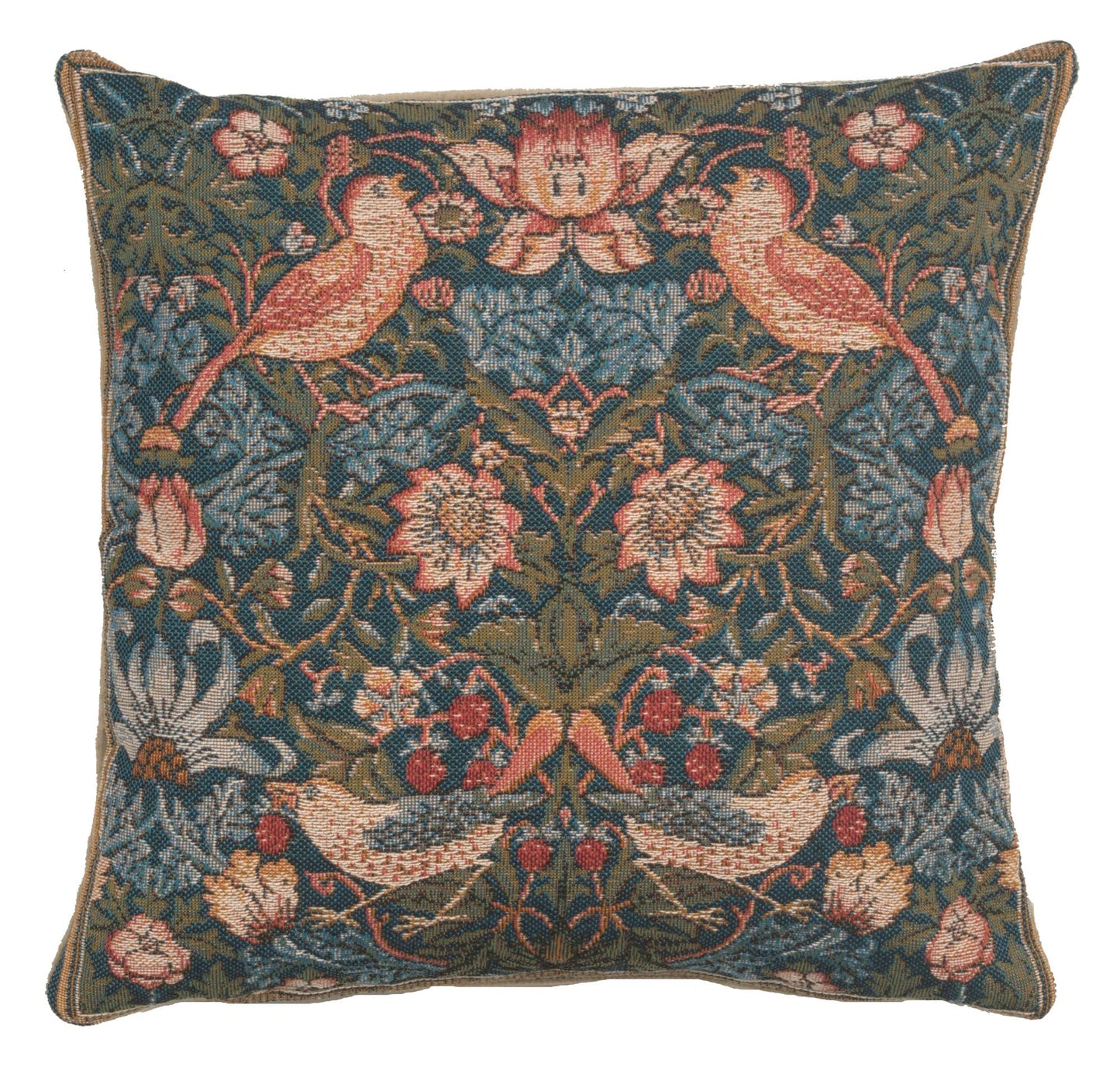 Cushion Birds Face to Face French Cushion
