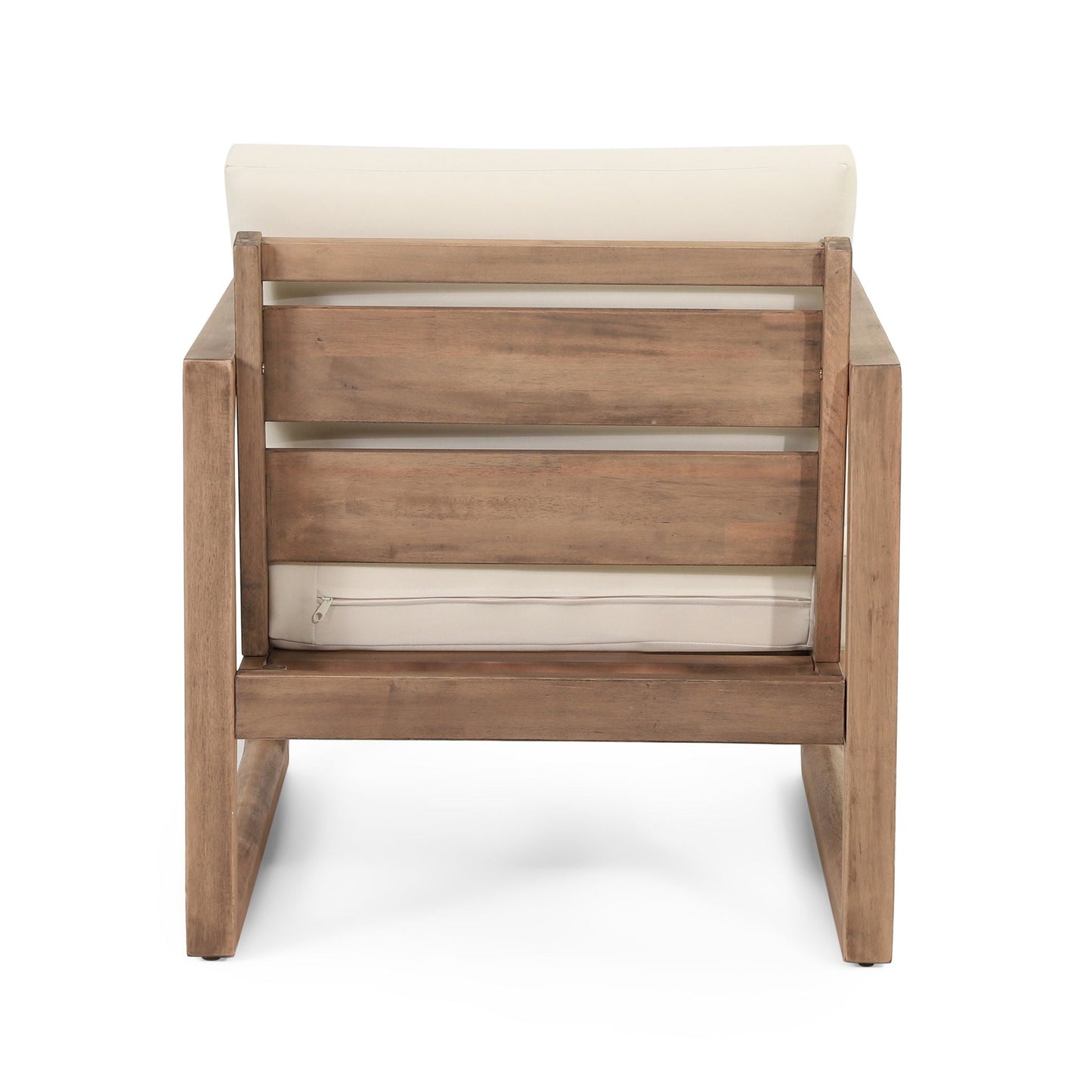Outdoor Acacia Wood Patio Club Chair