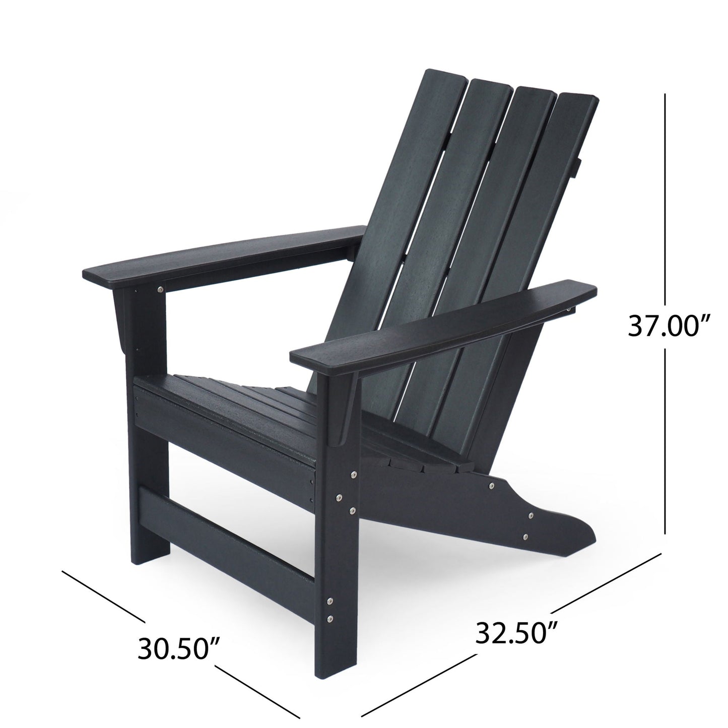 Enigmara Outdoor High Density Resin Adirondack Chair