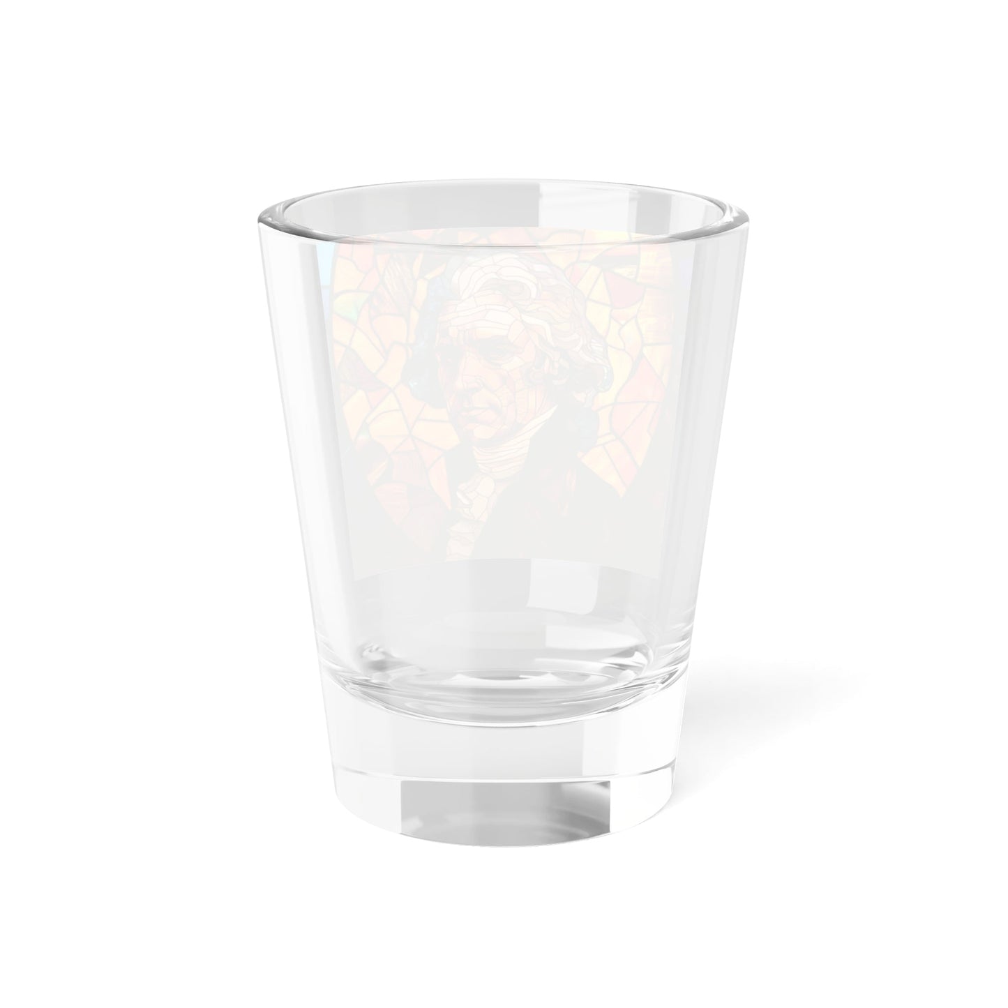 Thomas Jefferson Stained Glass Shot Glass, 1.5oz - 4LibertyShop.com