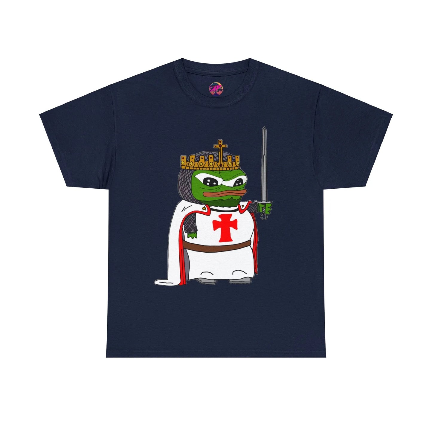 Pepe the Frog Crusader Knight T-Shirt - Deus Vult Meme - 4LibertyShop.com