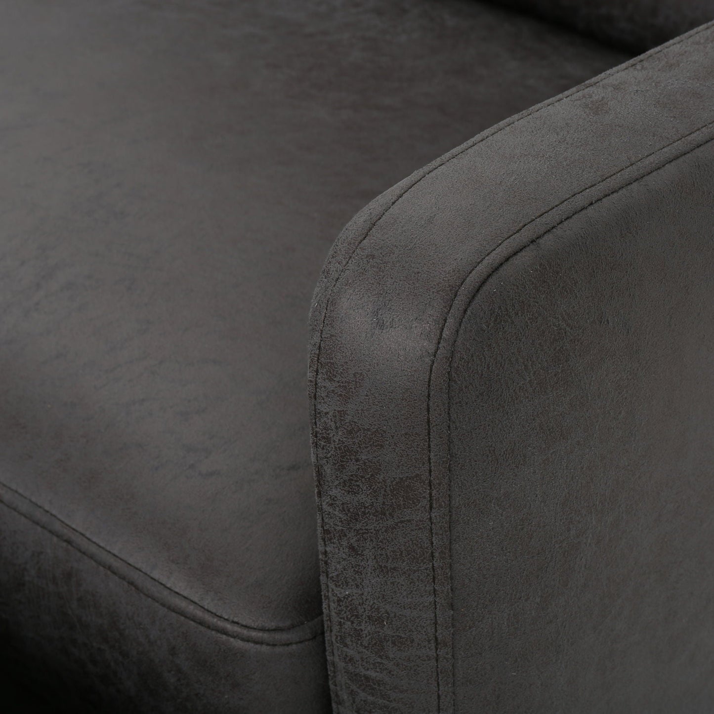 Alma - Contemporary Upholstered Loveseat Recliner - Slate