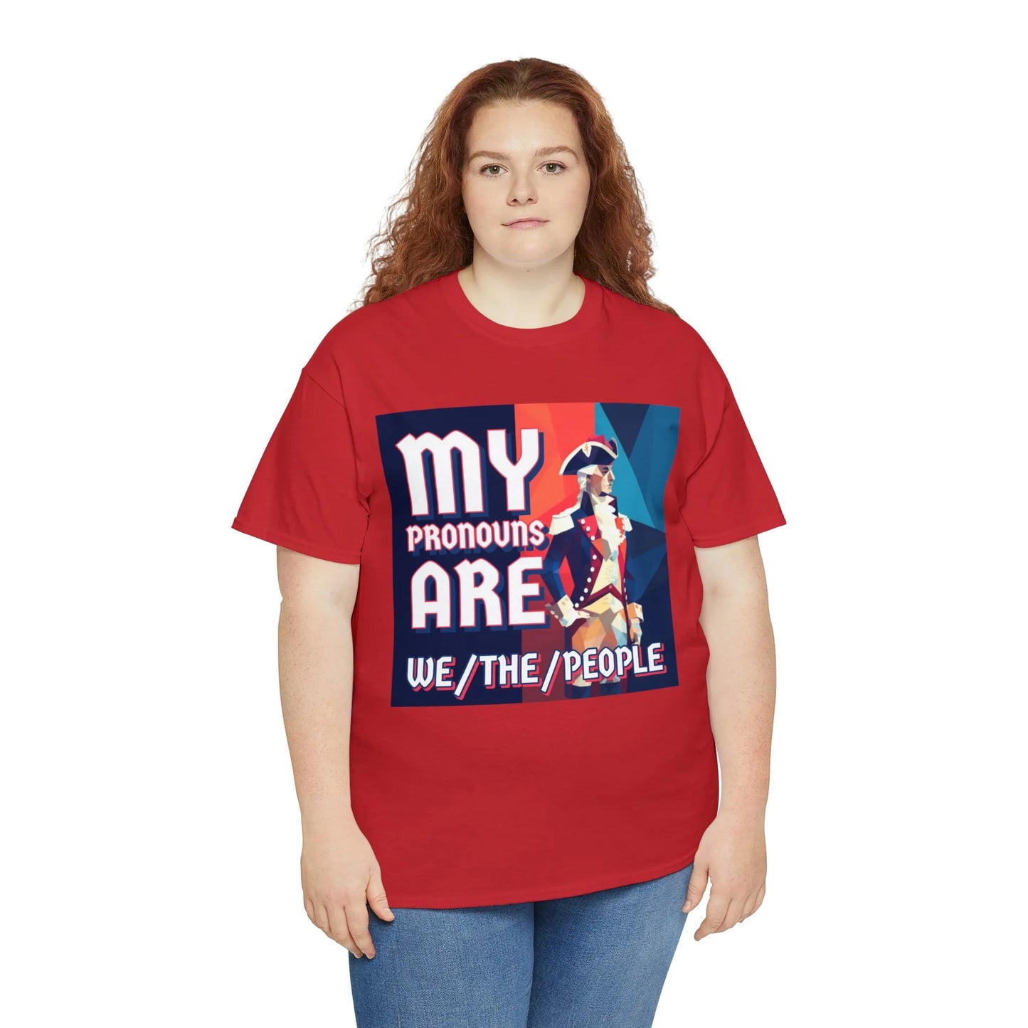 My Pronouns Are We/The/People Unisex Heavy Cotton Tee