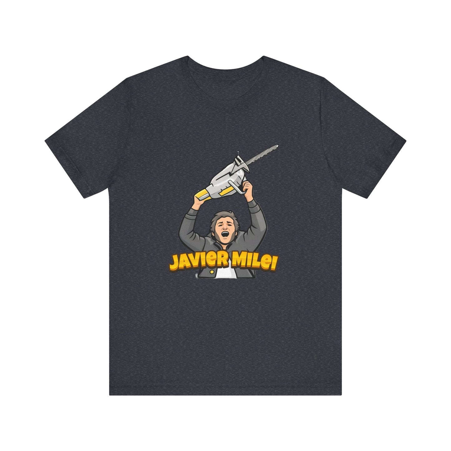 Javier Milei Chainsaw Tee - 4LibertyShop.com