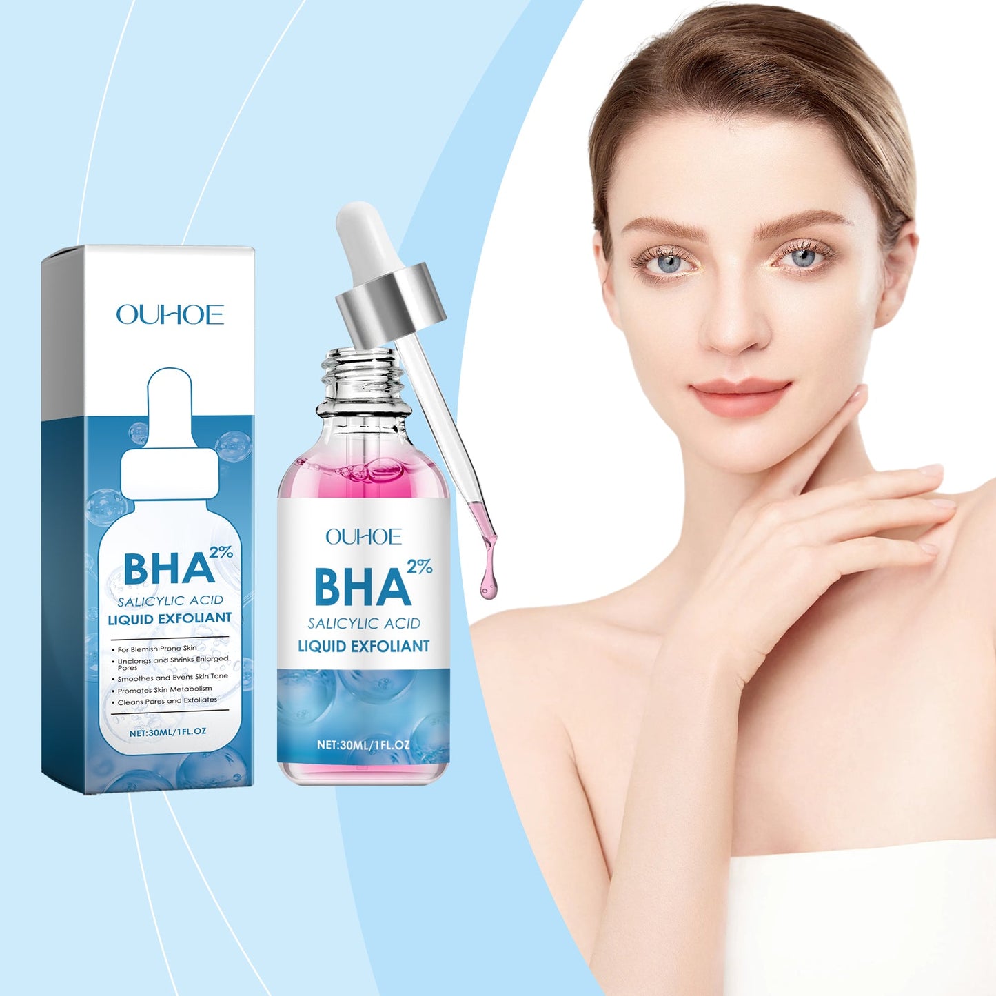 Exfoliating Essence, Effective In Softening Dead Skin, Brightening And Repairing Skin Smooth And Delicate Essence