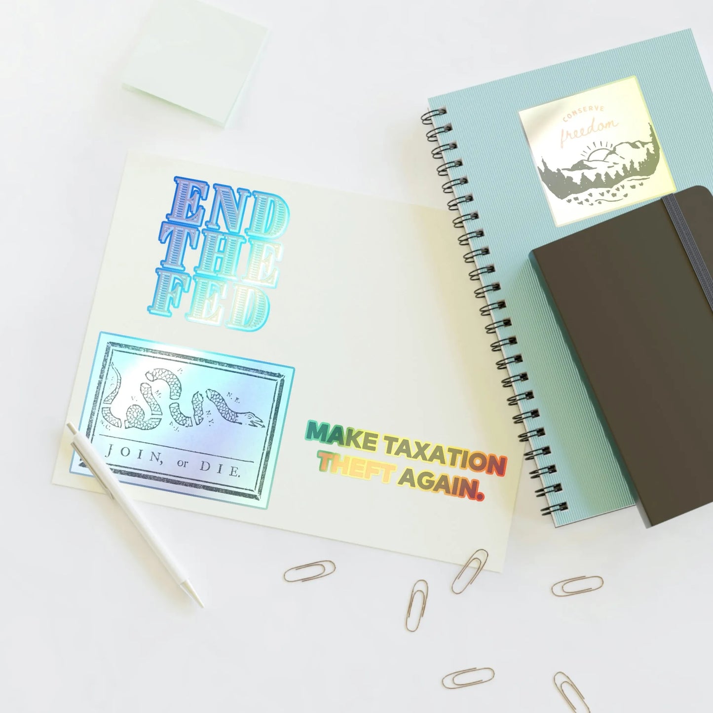 Liberty Themed Sticker Sheets