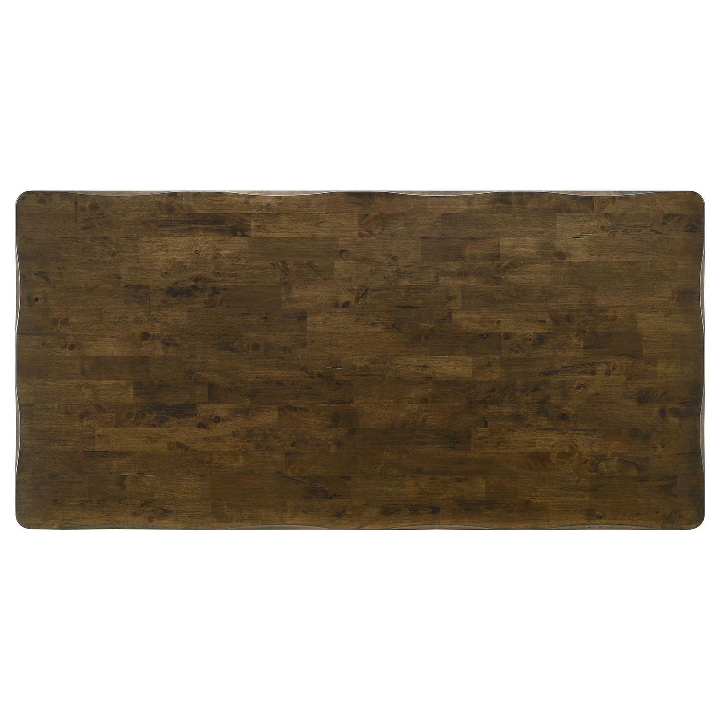 Carbon - Rectangular Dining Table With X Base Design - Brown