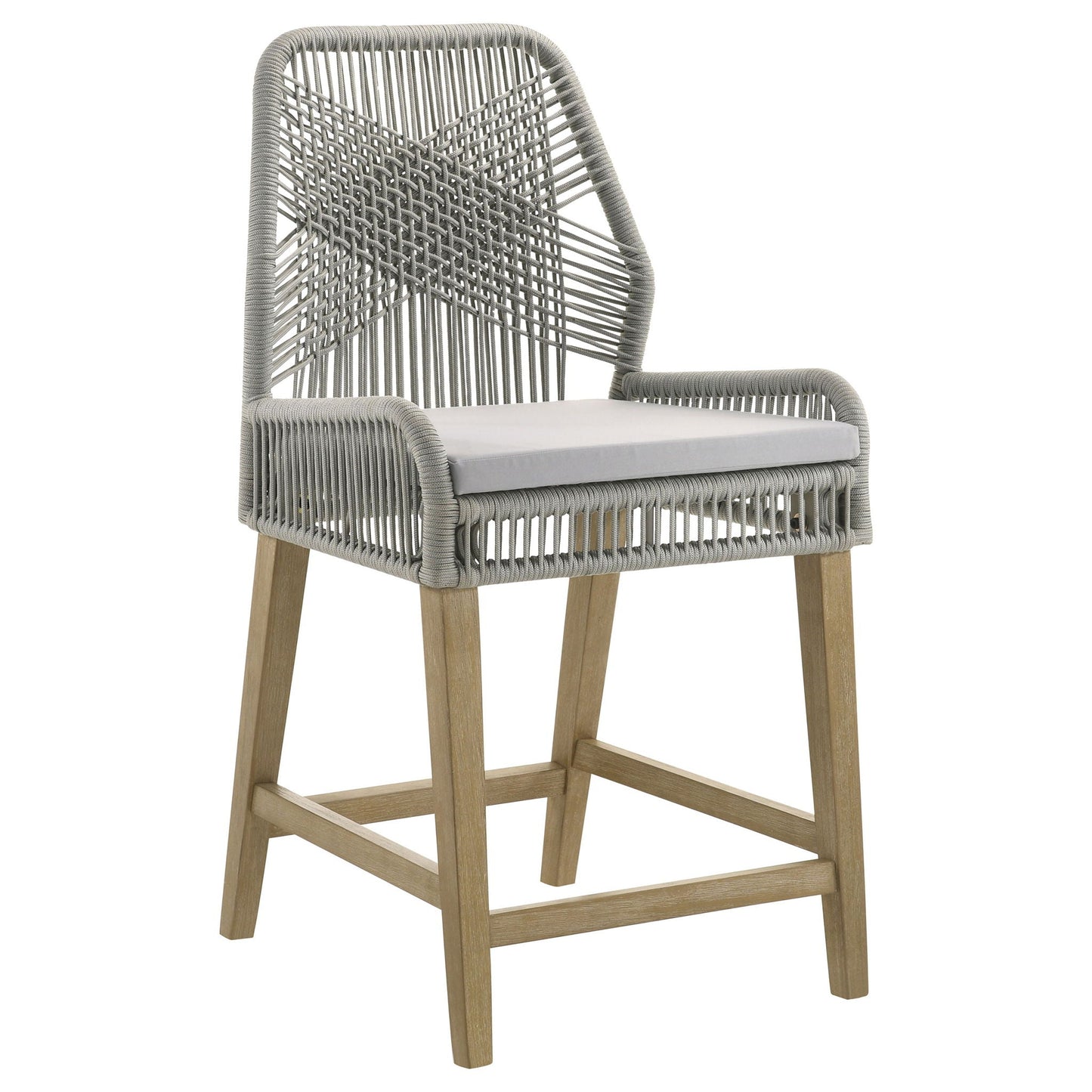 Counter Height Stools (Set of 2) - Gray - Rope