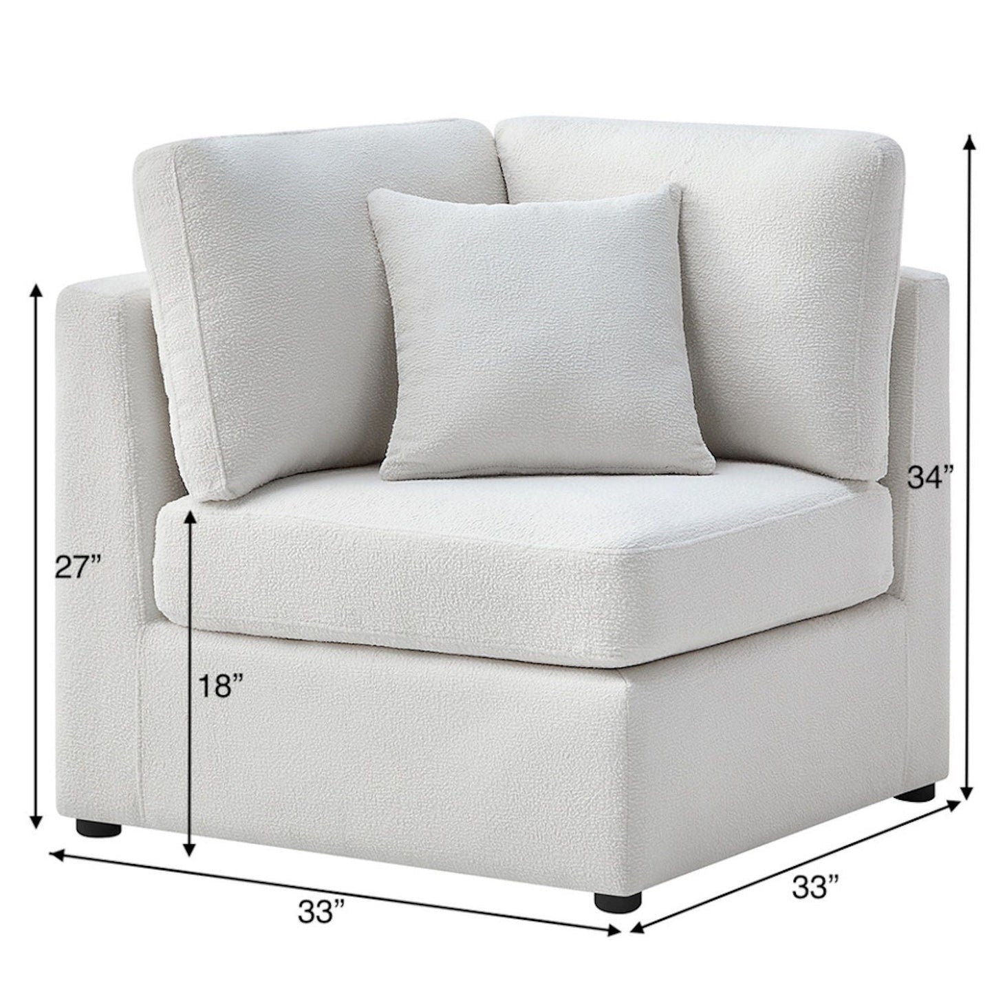 Chauncy - Corner Wedge Chair