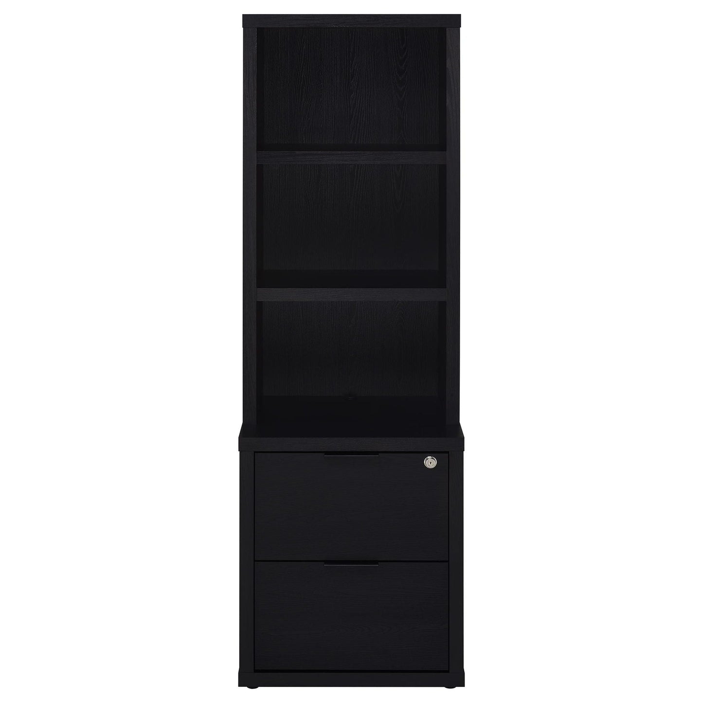 Geary - 3 Piece Wall Unit Bookcase Set With USB Storage
